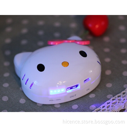 New Coming Phone Charger Portable Kitty Power Bank